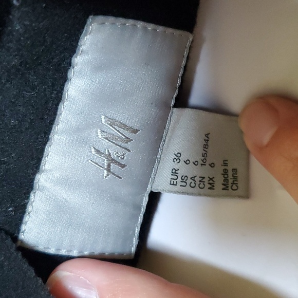 H&M Black Wool Coat - Picture 7 of 11